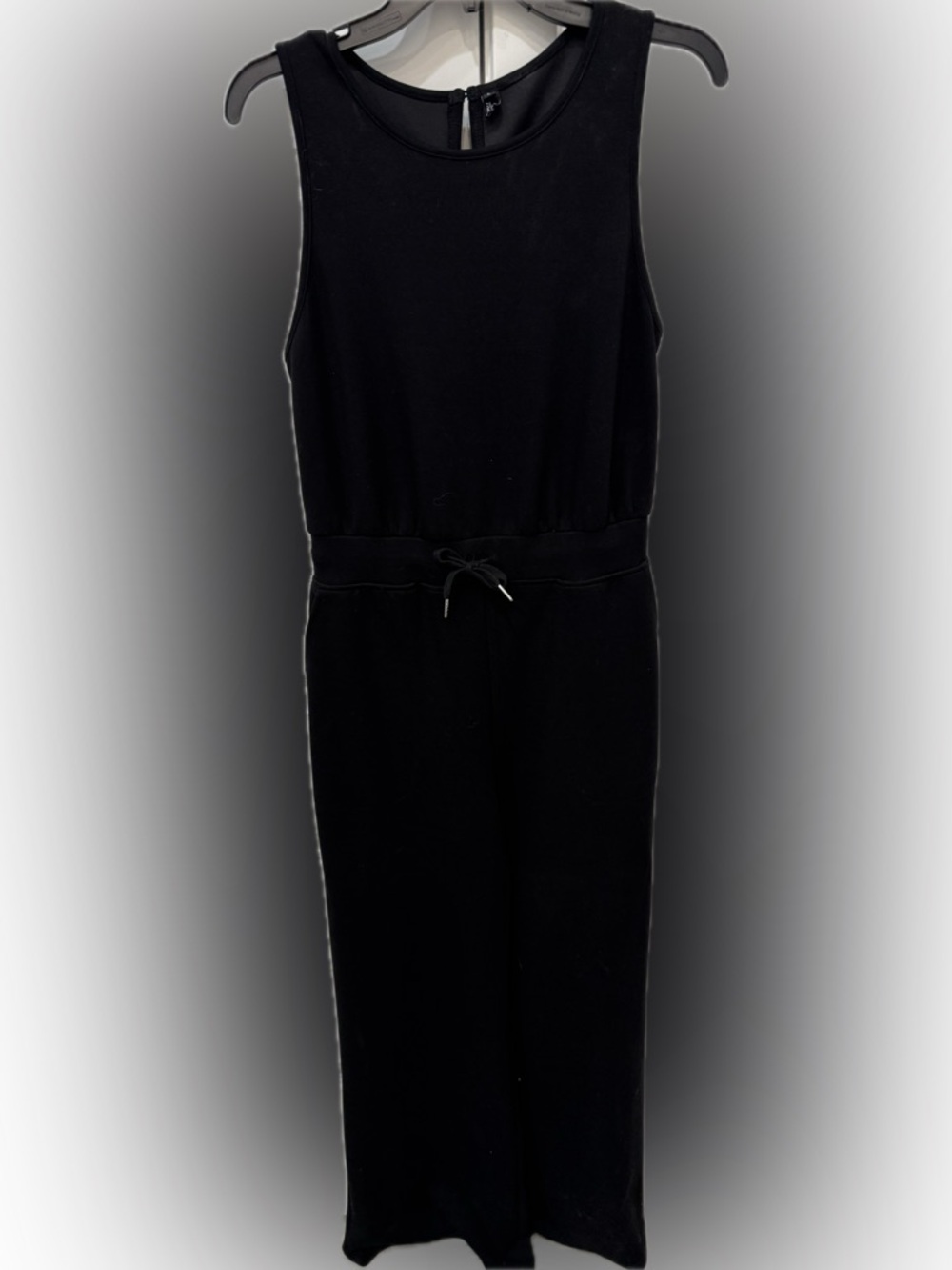 Classic Black Sleeveless Jumpsuit - Picture 2 of 4